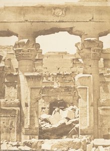 Temple de Kalabcheh - Entre Colonnement Médial du Pronaos, April 8, 1850