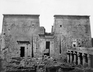 Temple of Philae, Nubia, Egypt, 1852