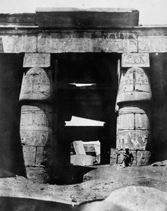 Temple ruins, Egypt, 1852
