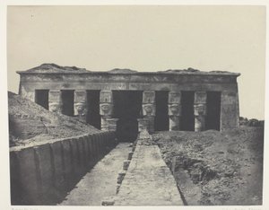 General View, Grand Temple of Dendera (Teutyres), Upper Egypt by Maxime Du Camp