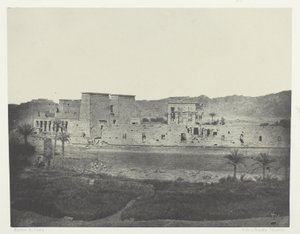 View Taken from the Island of Beghé, to the West, Philoe; Nubia, plate 68 from the album "Egypt, Nubia, Palestine and Syria" (1852)