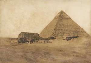 View of the Second Pyramid, Taken from the Southeast by Maxime Du Camp