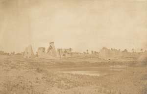 View of the Propylaea of the Palace of Karnak, taken from the Southeast