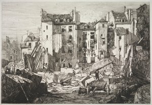 Demolition for the Opening of the Rue des Écoles by Maxime Lalanne