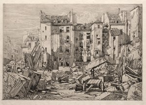Demolition of Old Houses in Paris by Maxime Lalanne