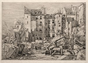 Demolition of Old Houses in Paris, 1862