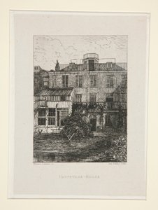 Hauteville-House, plate 2 from the suite Chez Victor Hugo by Maxime Lalanne