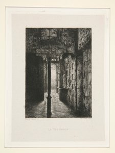 The Vestibule, pl. 3 from the Suite Chez Victor Hugo by Maxime Lalanne