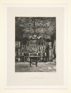 The Red Room, Plate 5 from the Suite Chez Victor Hugo