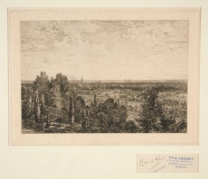 View of Paris by Maxime Lalanne