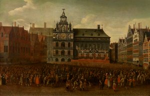 The Proclamation of the Peace of Münster on the Grote Markt in Antwerp