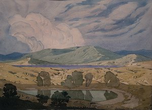 A cloud over the bay. Koktebel, 1925