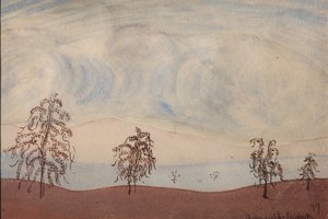 Landscape with Trees by Maximilian Voloshin
