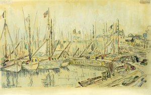 Barges on the Seine