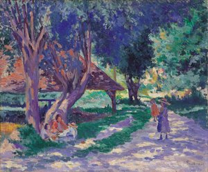 Bessy, Yonne, the Shaded Path