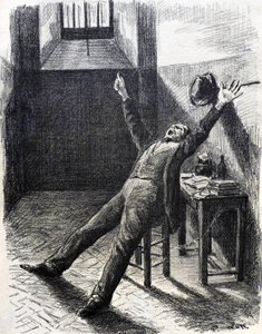 Felix Feneon, art critic and collector, in prison (in the cell) by Maximilien Luce