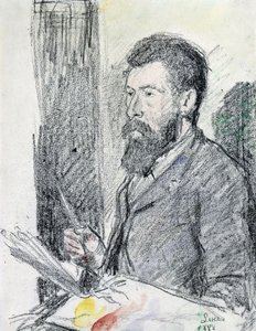 Portrait of Georges Seurat by Maximilien Luce