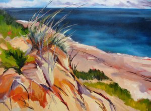 Beach Grass And Dunes