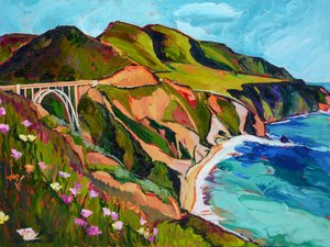 Bixby Bridge Coastal View