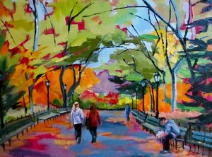 Colorful Autumn Park