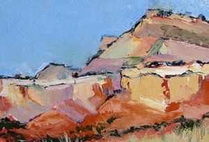 Colorful Desert Peaks