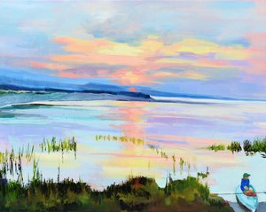 Peaceful Sunset Reflections