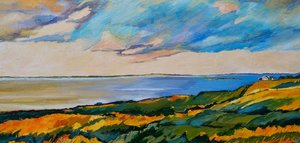 Seaside Golden Fields by Maxine Shore