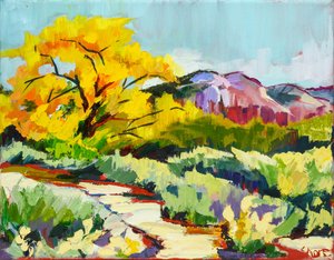 Vibrant Autumn Path