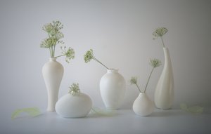 White Vases Still Life by May G
