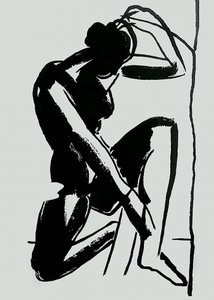 Graceful Seated Nude