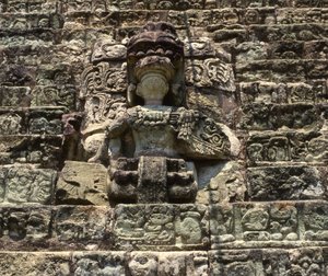 Copan Hieroglyphic Statue by Mayan