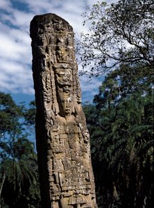 Detail of Stele F on the Great Square
