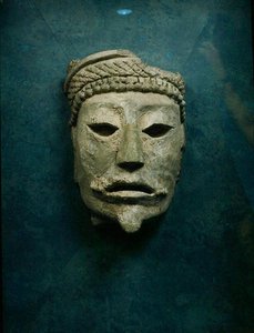 Funerary Mask, Comalcalco, Tabasco, Mexico by Mayan Mayan