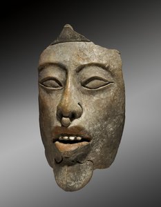 Head of a Ruler from an Incensario, AD 600-900