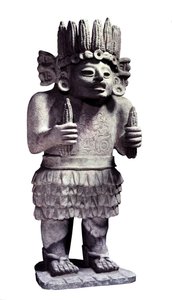 Mayan Statue Representing the God of Maids by Mayan Mayan