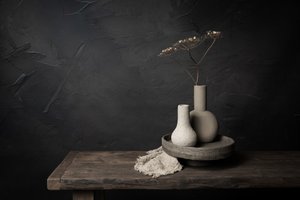 Modern Vases Still Life by Mayra Pama