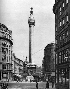 The Monument to the Great Fire, London, 1926-1927