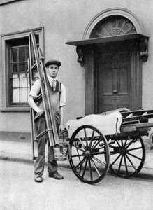Window Cleaner in Islington, London, 1926-1927