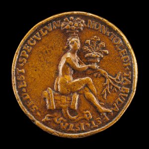 Woman Sitting on a Saddle [reverse], 1518