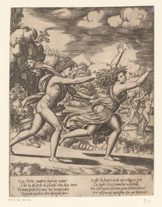 Apollo Pursues Daphne (series title: Story of Apollo and Daphne) by Meester van de Dobbelsteen