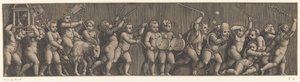 Frieze with Procession of Putti by Meester van de Dobbelsteen
