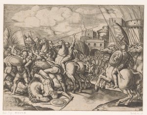 Victory of Scipio Over King Syphax by Meester van de Dobbelsteen