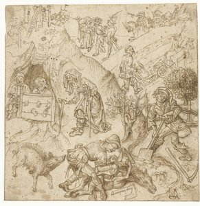 The Children of Saturn by Meester van het Amsterdamse Kabinet