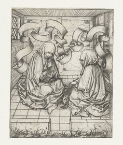Two Nuns by Meester van het Amsterdamse Kabinet