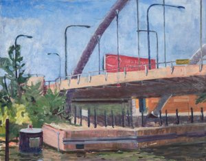 Damen Bridge from the River