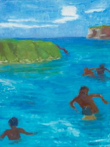 Six in the Water, 2017 by Megan Williamson