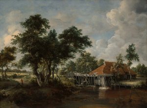 The Watermill with the Great Red Roof, 1662-1665