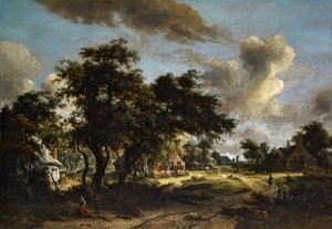 Village among Trees