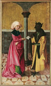 The Devil Delivering the False Message (Legend of Saints Cosmas and Damian)