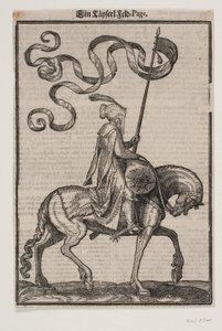 Mounted Standard-Bearer by Melchior Lorck